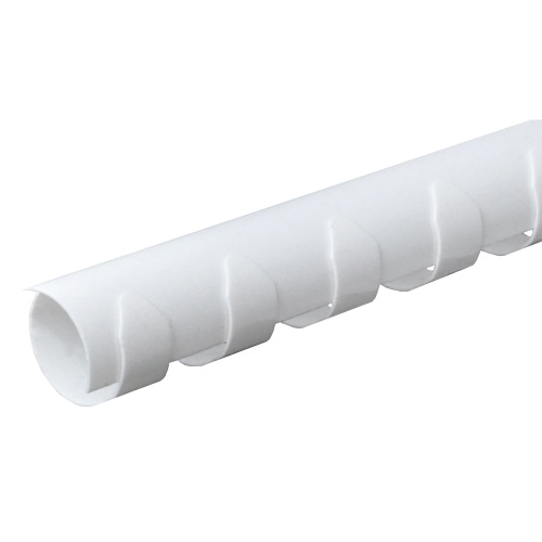 Пружины пластиковые А4, 10 мм, белые, 100шт. фото 3