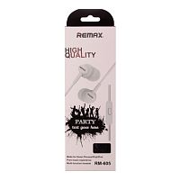 Наушники с микрофоном Remax RM-605 белые