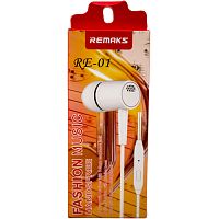 Наушники с микрофоном Remax RE-01 белые