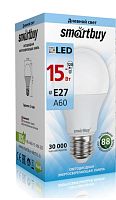 Светодиодная лампа SmartBuy A60-15W/4000/E27 дневной свет