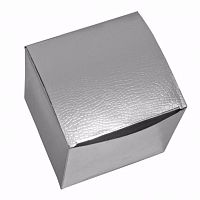 Подарочная коробка для кружки Серебро 100х100х105мм
