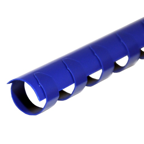 Пружины пластиковые А4, 12 мм, синие, 100шт. фото 2