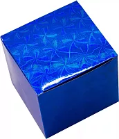 Подарочная коробка для кружки Синяя 100х100х105мм