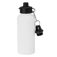 Фляжка-бутылка спортивная 500 мл белая с поилкой для сублимации