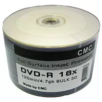 Диск DVD-R 16x Full ink print (CMC)