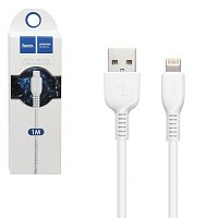 Кабель Hoco X20 Flash Lightning белый 1 м