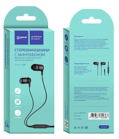 Наушники с микрофоном Dream DRM-S4-01 черные