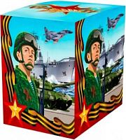 Подарочная коробка для кружки Победителю 100х100х105мм