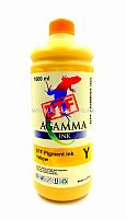 Текстильные чернила AGAMMA  DTF, Yellow, 1л.