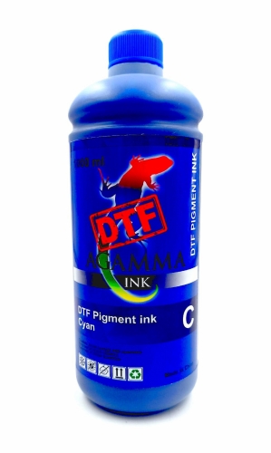 Текстильные чернила AGAMMA DTF, Cyan, 1л. Текстильные чернила AGAMMA DTF, Cyan, 1л.