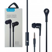 Наушники с микрофоном Celebrat D3 black