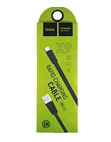 Кабель Hoco X9 Rapid MicroUSB черный 1 м