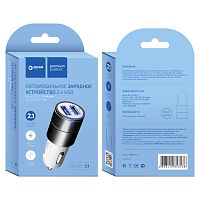 Автомобильная зарядка Dream DRM-C1-01 2USB 1A черно/белая